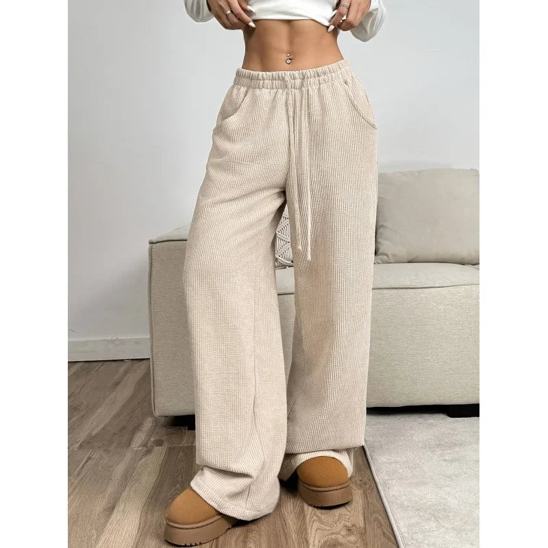 High-Waisted Corduroy Trousers | Relaxed Fit for Versatile Style 1