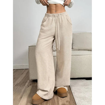 High-Waisted Corduroy Trousers | Relaxed Fit for Versatile Style 1