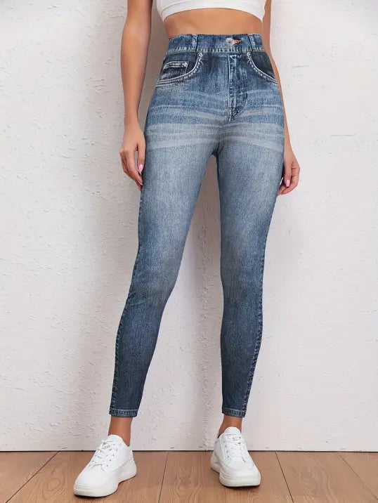 High Waist Jeggings | Stylish Black Design for Everyday Comfort 0