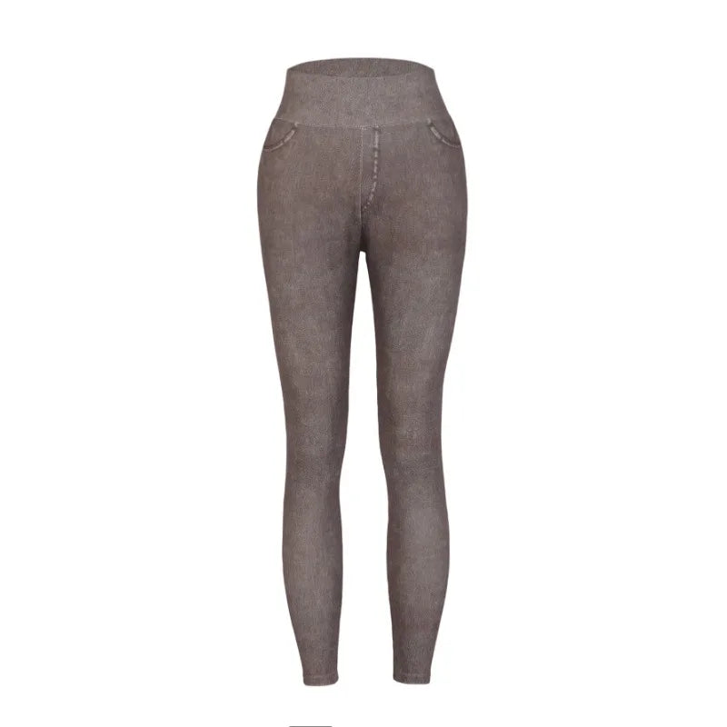High Waist Slim Fit Jeggings | Versatile Denim Blend for Women 4