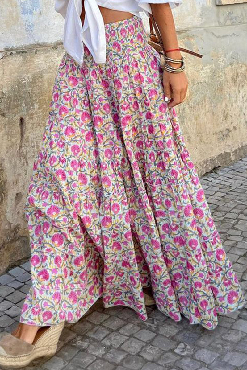 High Waisted Women's Midi Skirt | Stylish Printed Design for Versatile Outfits 5