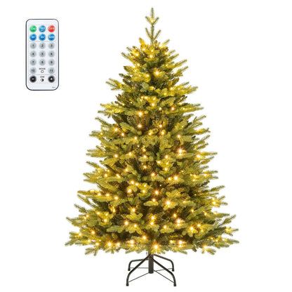 Hinged Christmas Tree | 150 cm with Realistic Branches and LED Lights 0