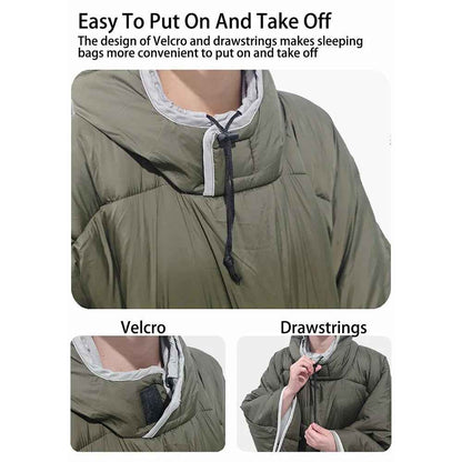 Hooded Poncho Blanket | Versatile 3-in-1 Outdoor Design for Camping 3