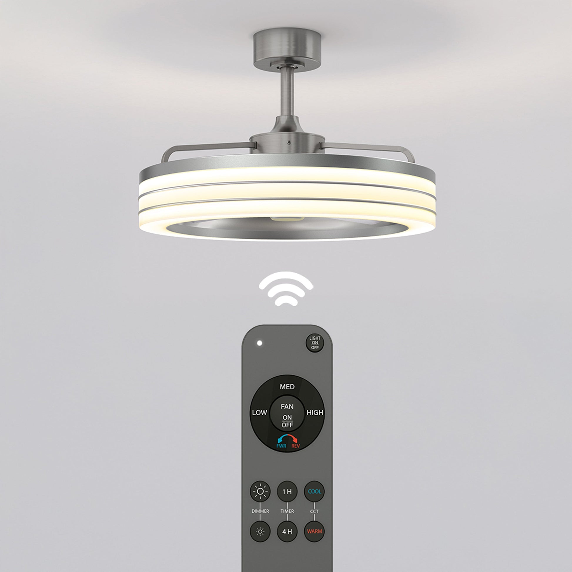 Horizon | 23 in. LED Ceiling Fan with Remote Control & 3 Speed Settings 3