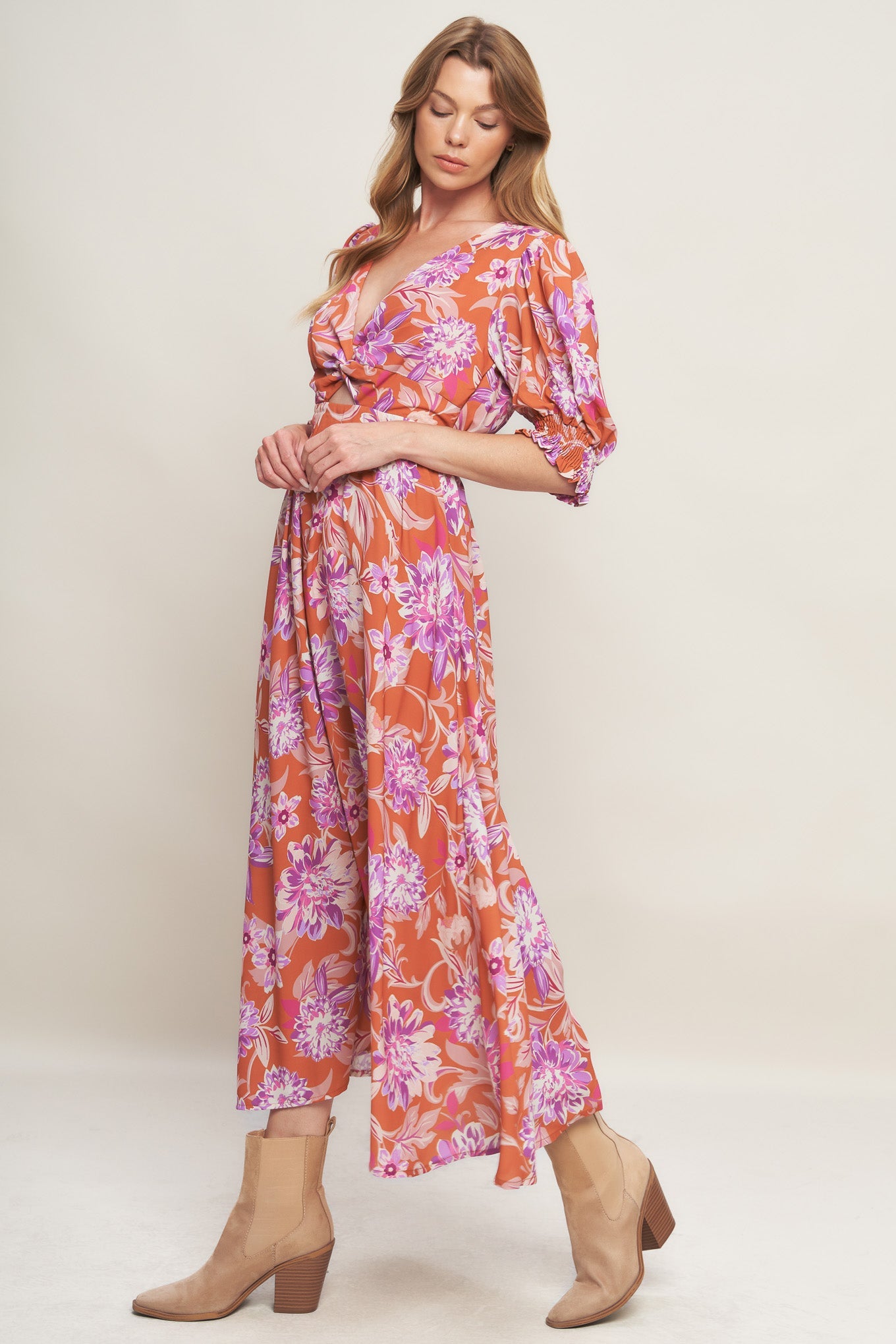 Vestito midi intrecciato MEADOW SERENADE