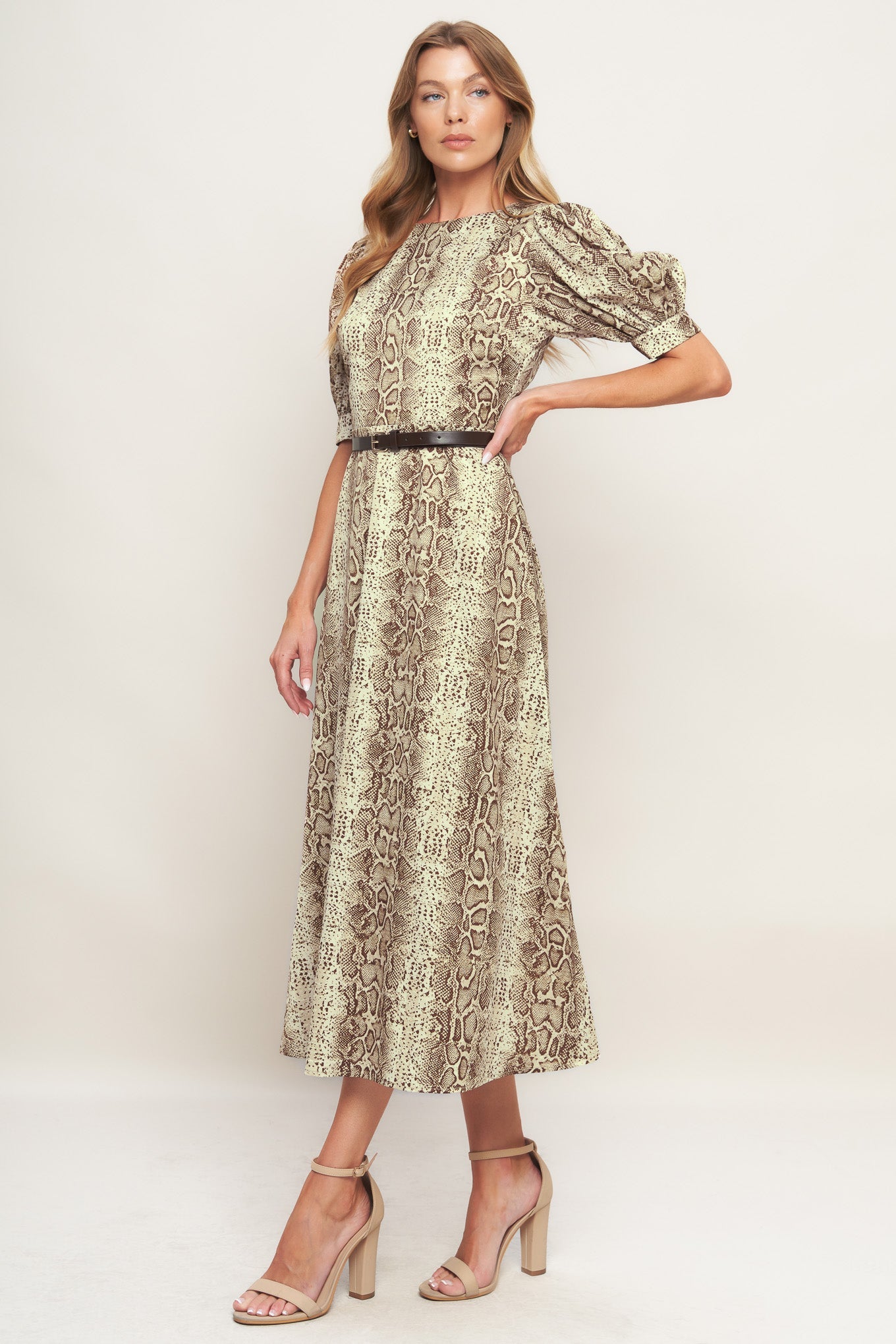 Vestito midi intrecciato PRIMAL GRACE