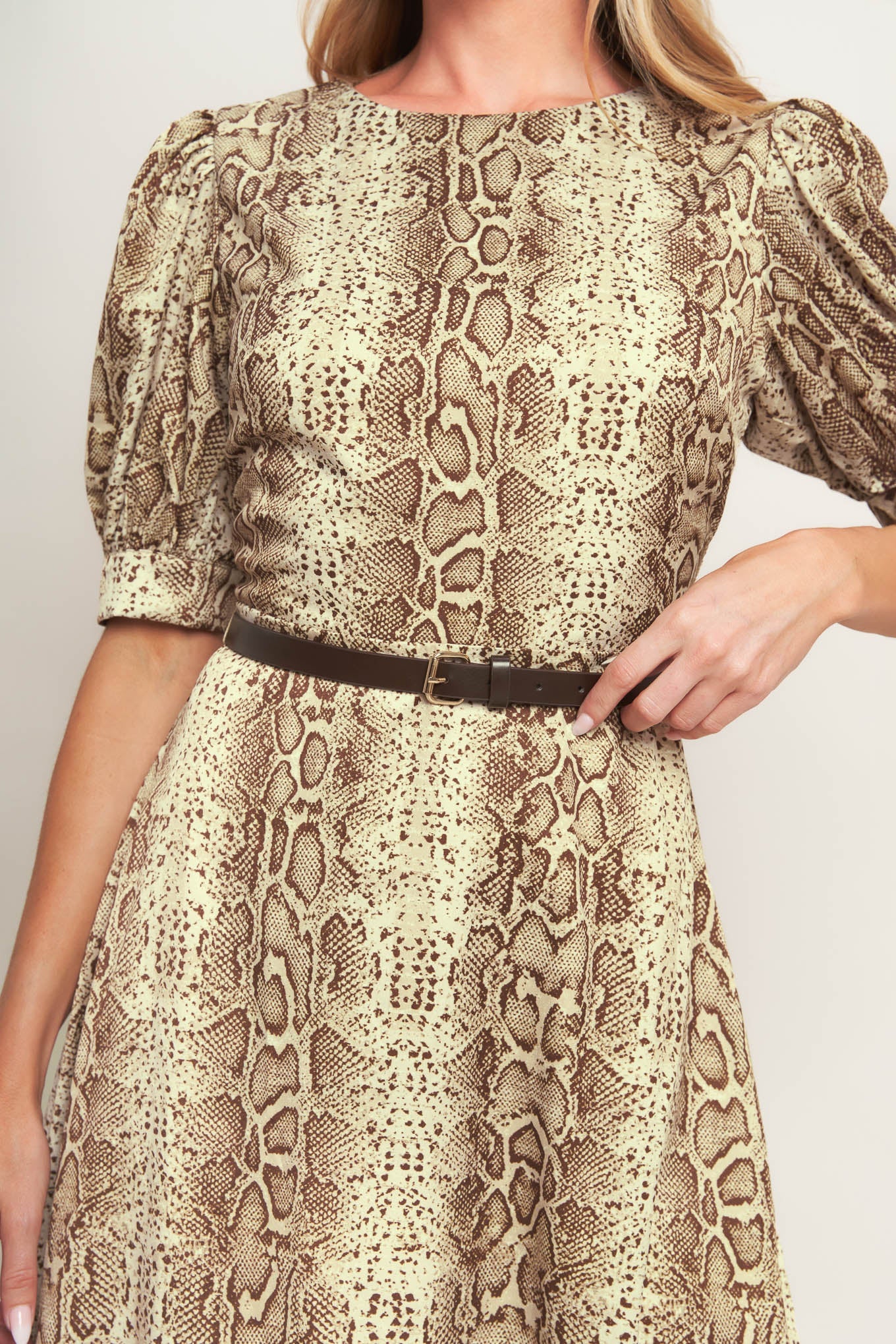 Vestito midi intrecciato PRIMAL GRACE