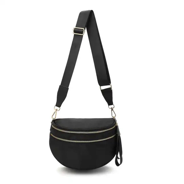 La Borsa a Tracolla Solida Avril | Crossbody Sling Bag