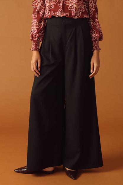 PANTALONI A GAMBA LARGA INTRECCIATI SWEET REMINISCENCE