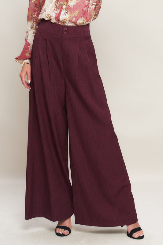 PANTALONI A GAMBA LARGA INTRECCIATI SWEET REMINISCENCE