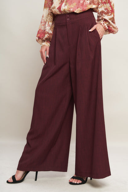 PANTALONI A GAMBA LARGA INTRECCIATI SWEET REMINISCENCE