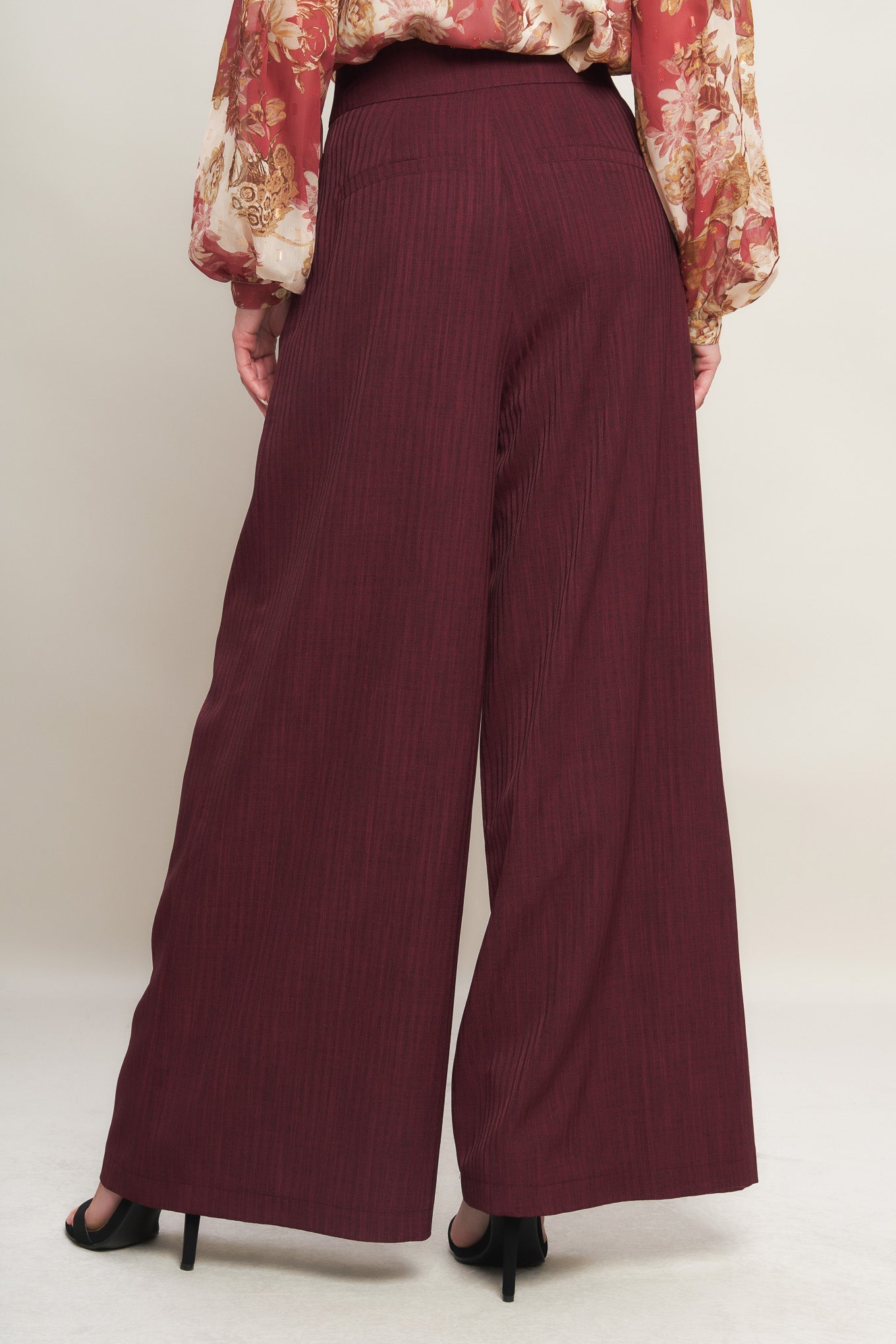 PANTALONI A GAMBA LARGA INTRECCIATI SWEET REMINISCENCE
