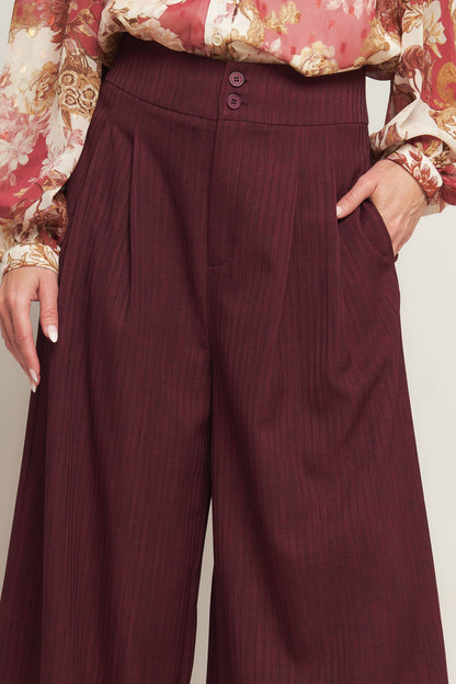 PANTALONI A GAMBA LARGA INTRECCIATI SWEET REMINISCENCE