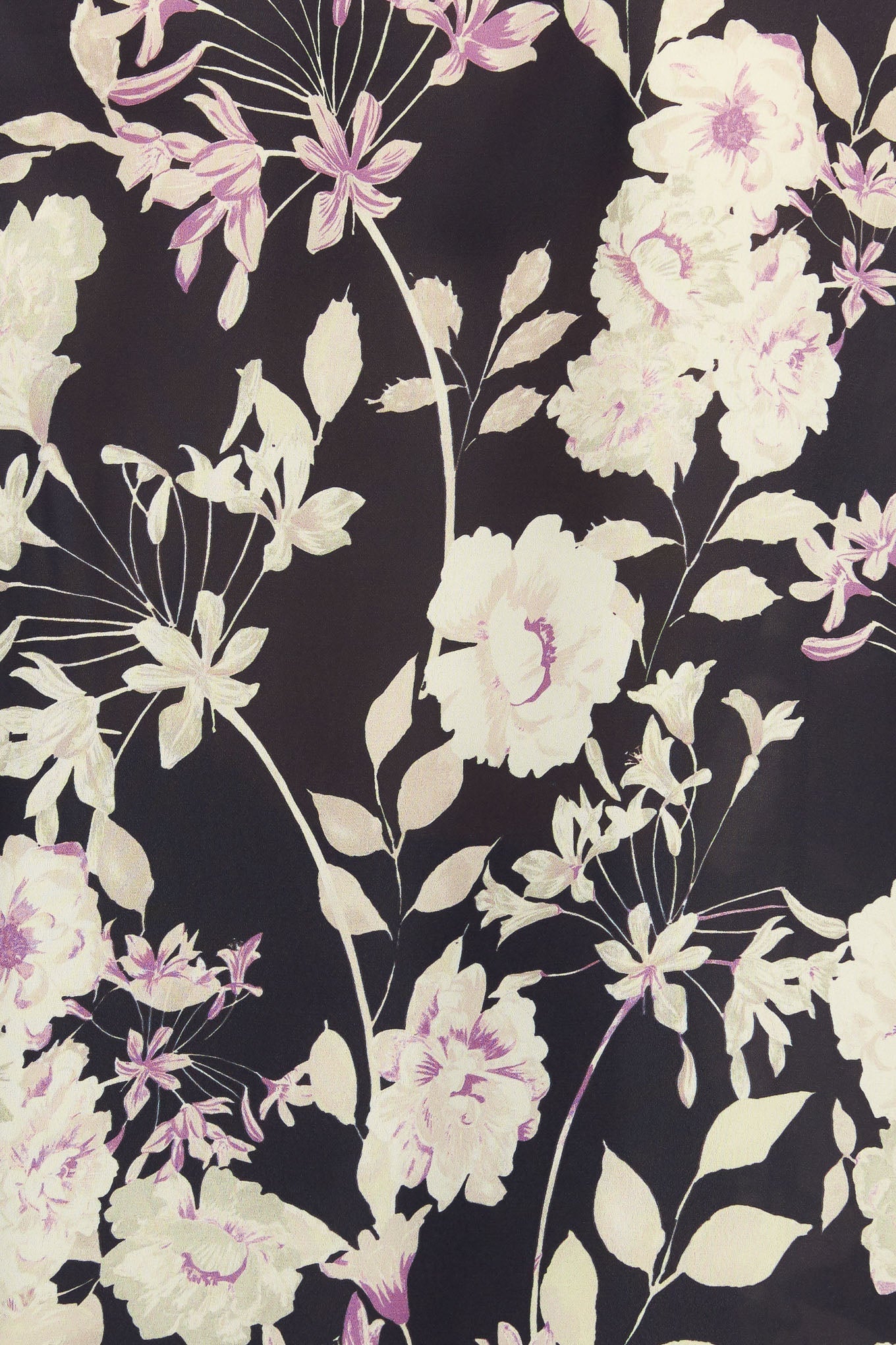 Top nero intrecciato Garden Glam