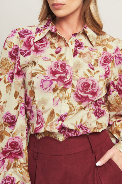 SOGNO DI ROSA PARIGINA TOP INTRECCIATO