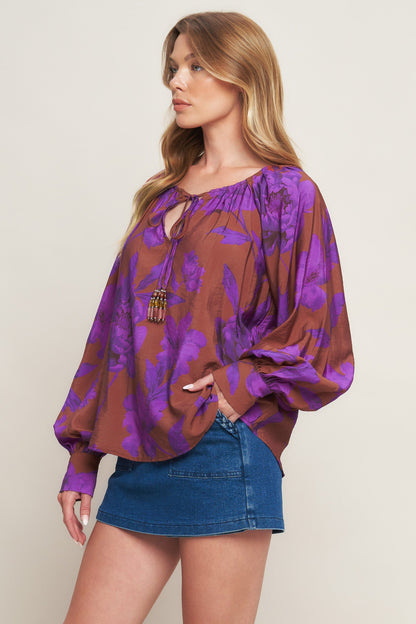 VIOLET DREAM MAGLIA CONTADINA INTRECCIATA