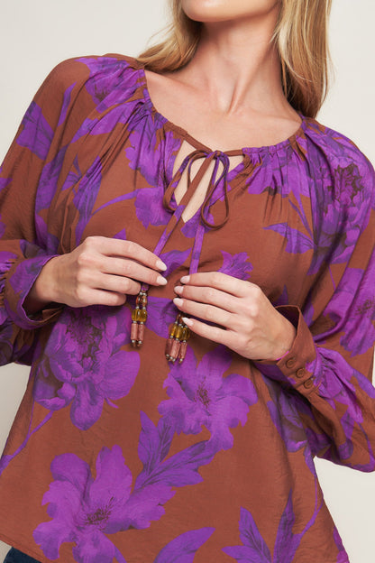 VIOLET DREAM MAGLIA CONTADINA INTRECCIATA