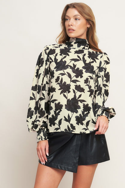 Top intrecciato a fiori Freedom Statement