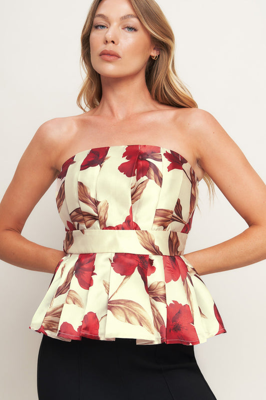 TOP INTRECCIATO FIORE DELLE FESTE