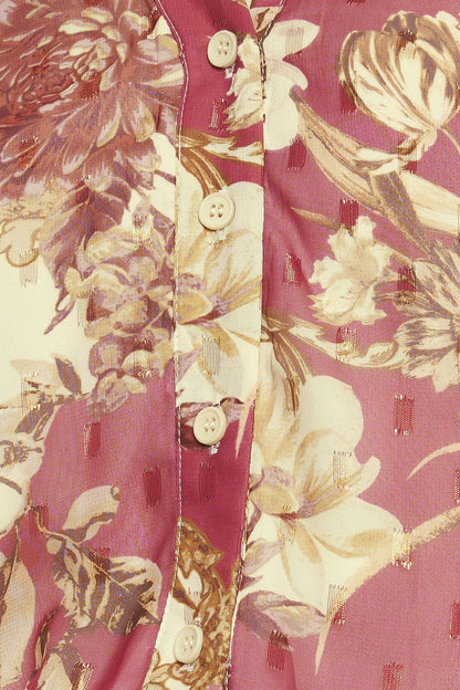 Top intrecciato floreale Chateau