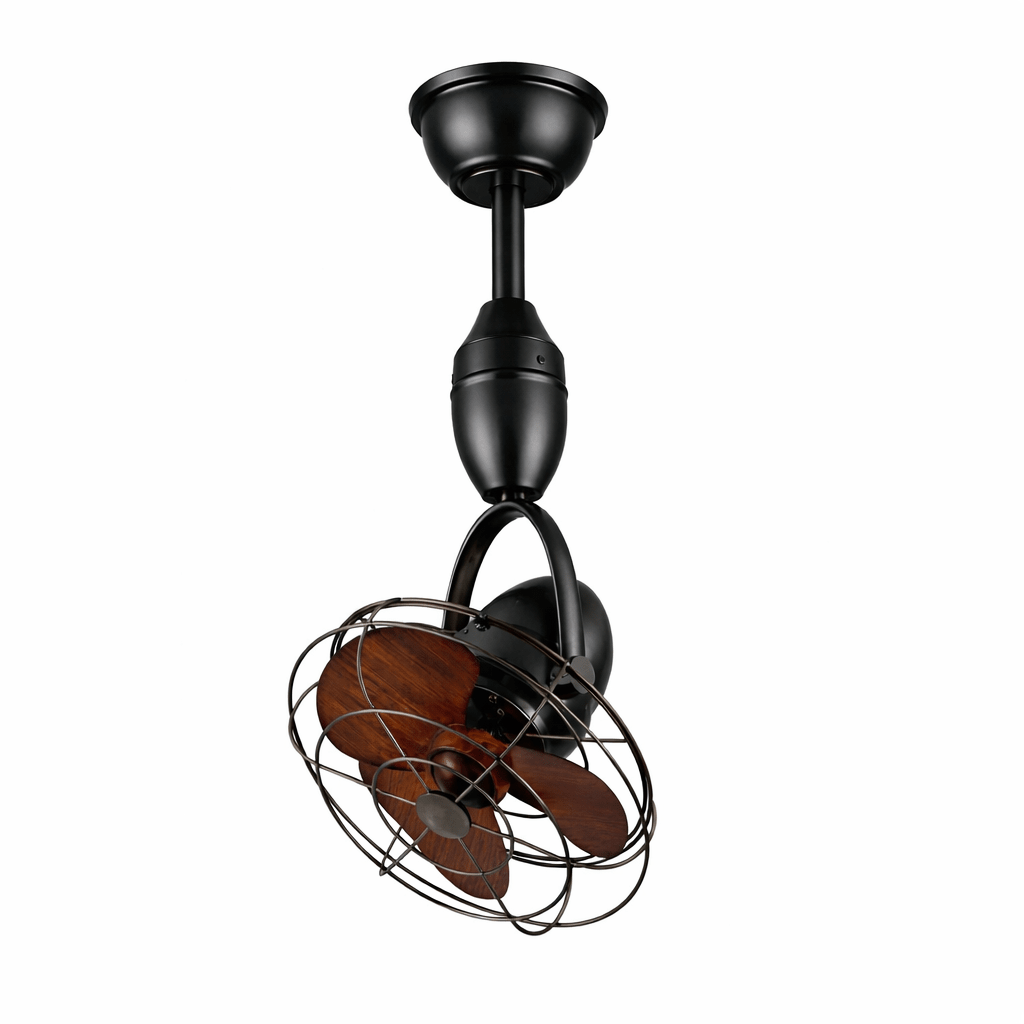 Industrial Cage Ceiling Fan | Modern Ceiling Fans with Nickel Finish 4