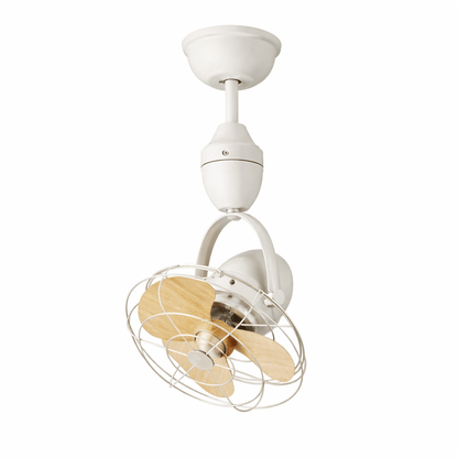 Industrial Cage Ceiling Fan | Modern Ceiling Fans with Nickel Finish 5