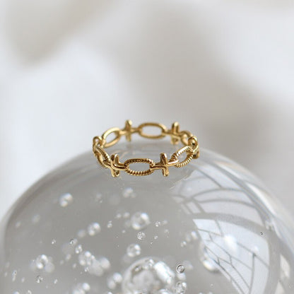 Infinity Ring | Durable 18K Stainless Steel with Hypoallergenic Design 0