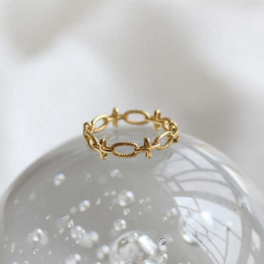 Infinity Ring | Durable 18K Stainless Steel with Hypoallergenic Design 0