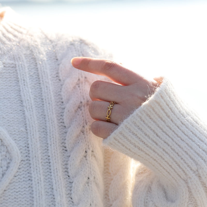 Infinity Ring | Durable 18K Stainless Steel with Hypoallergenic Design 3