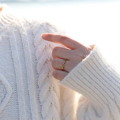 Infinity Ring | Durable 18K Stainless Steel with Hypoallergenic Design 3