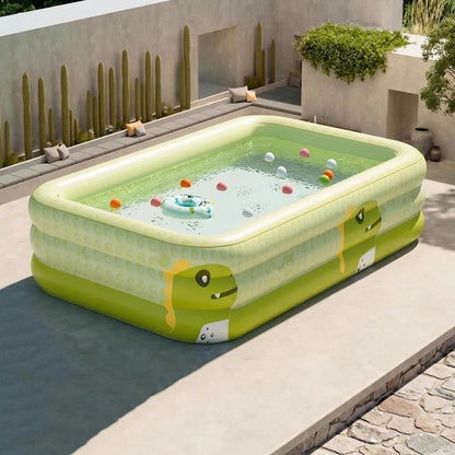 Inflatable Family Swimming Pool | Spacious Three-Tier Design for 4-6 People 1
