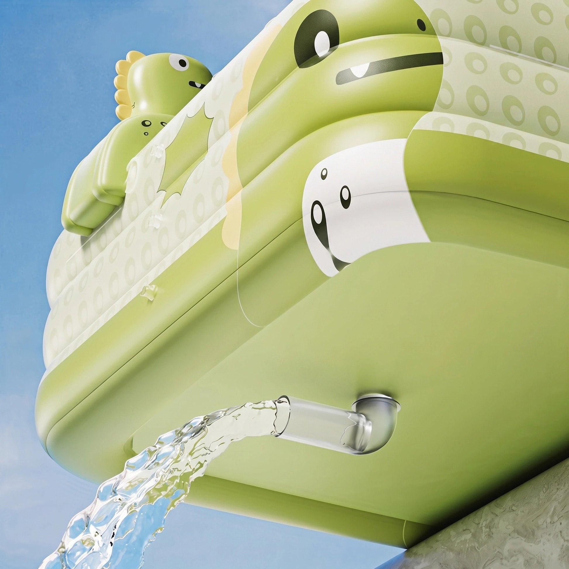 Inflatable Family Swimming Pool | Spacious Three-Tier Design for 4-6 People 6