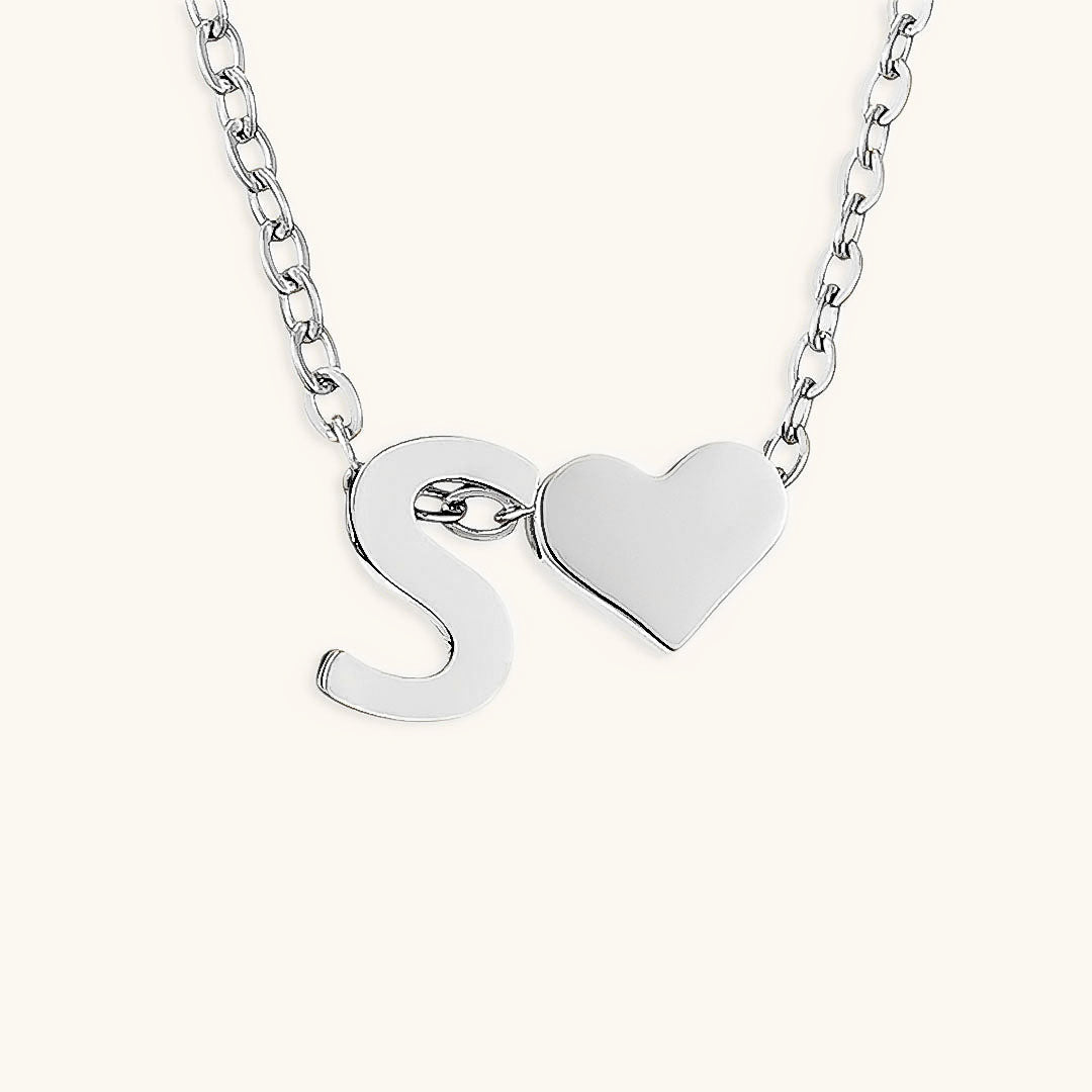 Initial Letter Necklace | Personalized Gold-Plated Stainless Steel 14