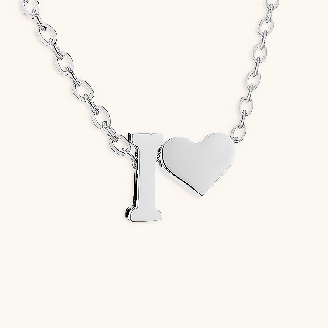 Initial Letter Necklace | Personalized Gold-Plated Stainless Steel 15