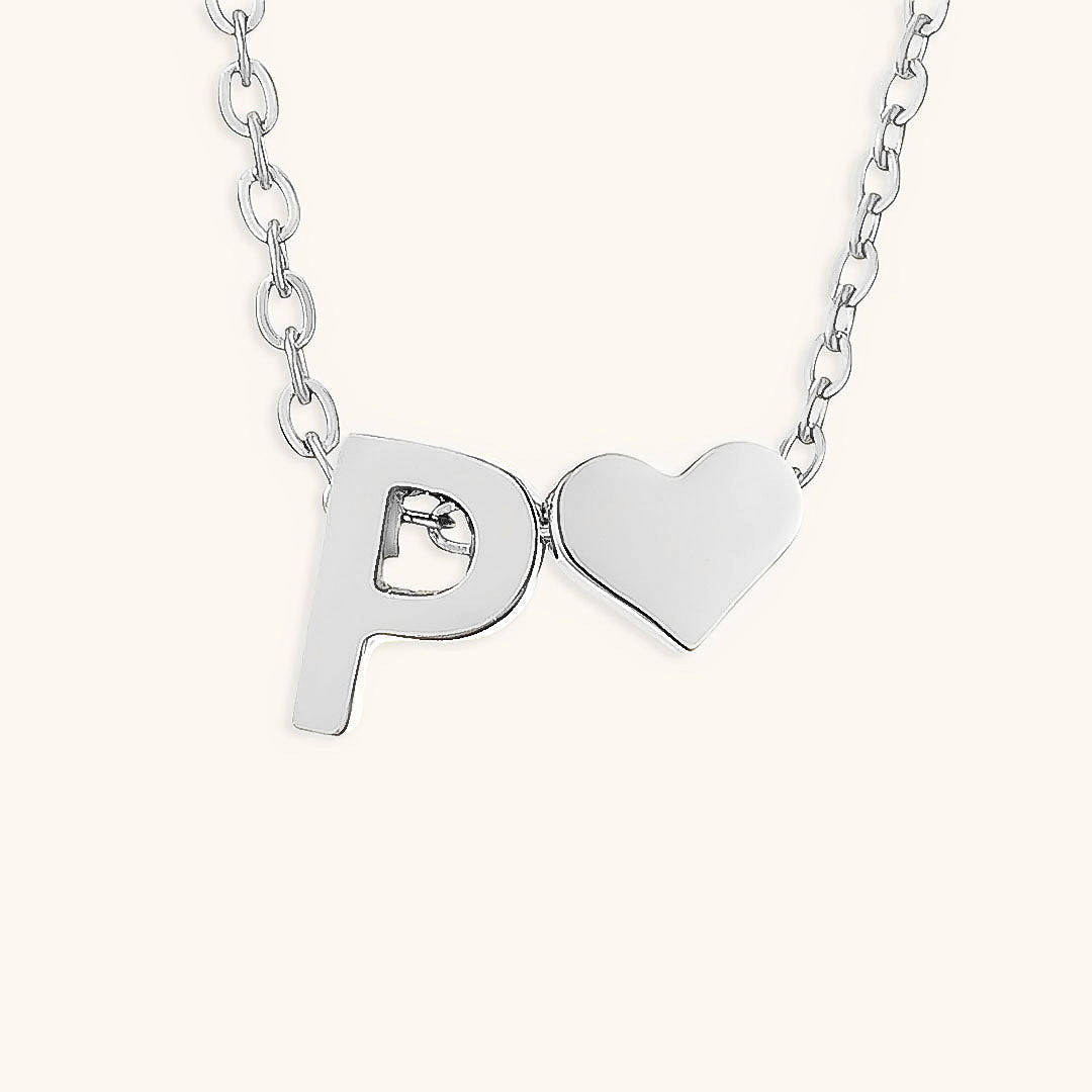 Initial Letter Necklace | Personalized Gold-Plated Stainless Steel 22