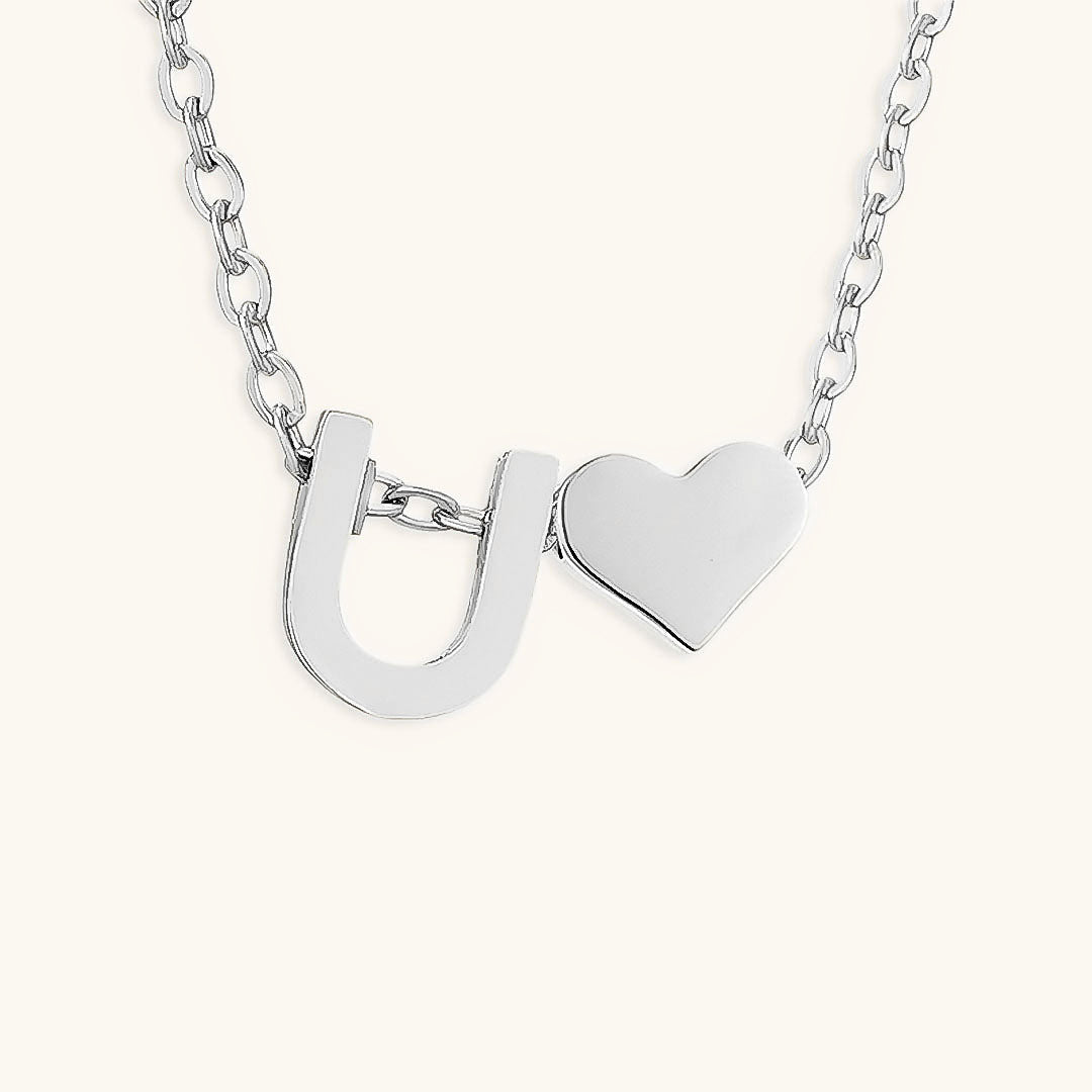 Initial Letter Necklace | Personalized Gold-Plated Stainless Steel 26