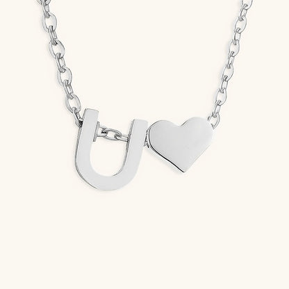 Initial Letter Necklace | Personalized Gold-Plated Stainless Steel 26
