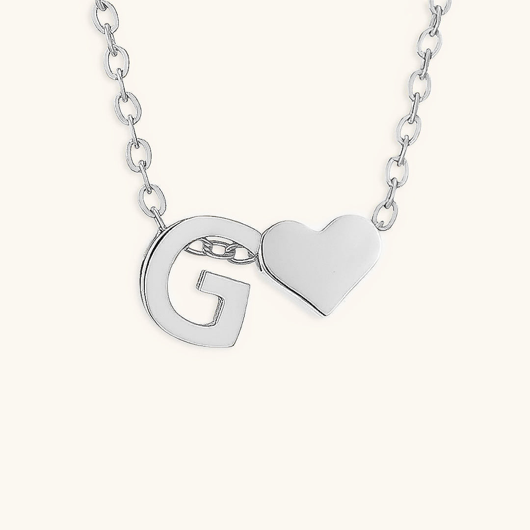 Initial Letter Necklace | Personalized Gold-Plated Stainless Steel 29