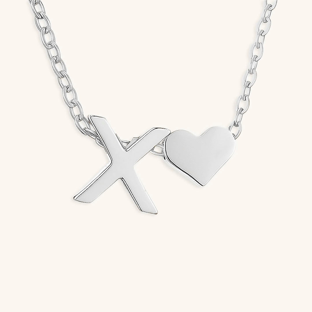Initial Letter Necklace | Personalized Gold-Plated Stainless Steel 32