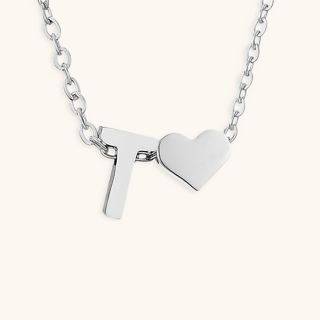 Initial Letter Necklace | Personalized Gold-Plated Stainless Steel 35