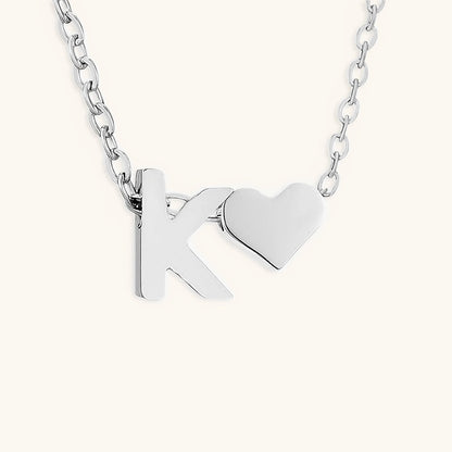 Initial Letter Necklace | Personalized Gold-Plated Stainless Steel 37