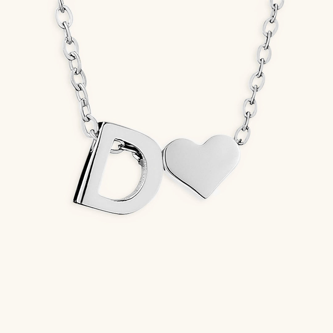 Initial Letter Necklace | Personalized Gold-Plated Stainless Steel 39