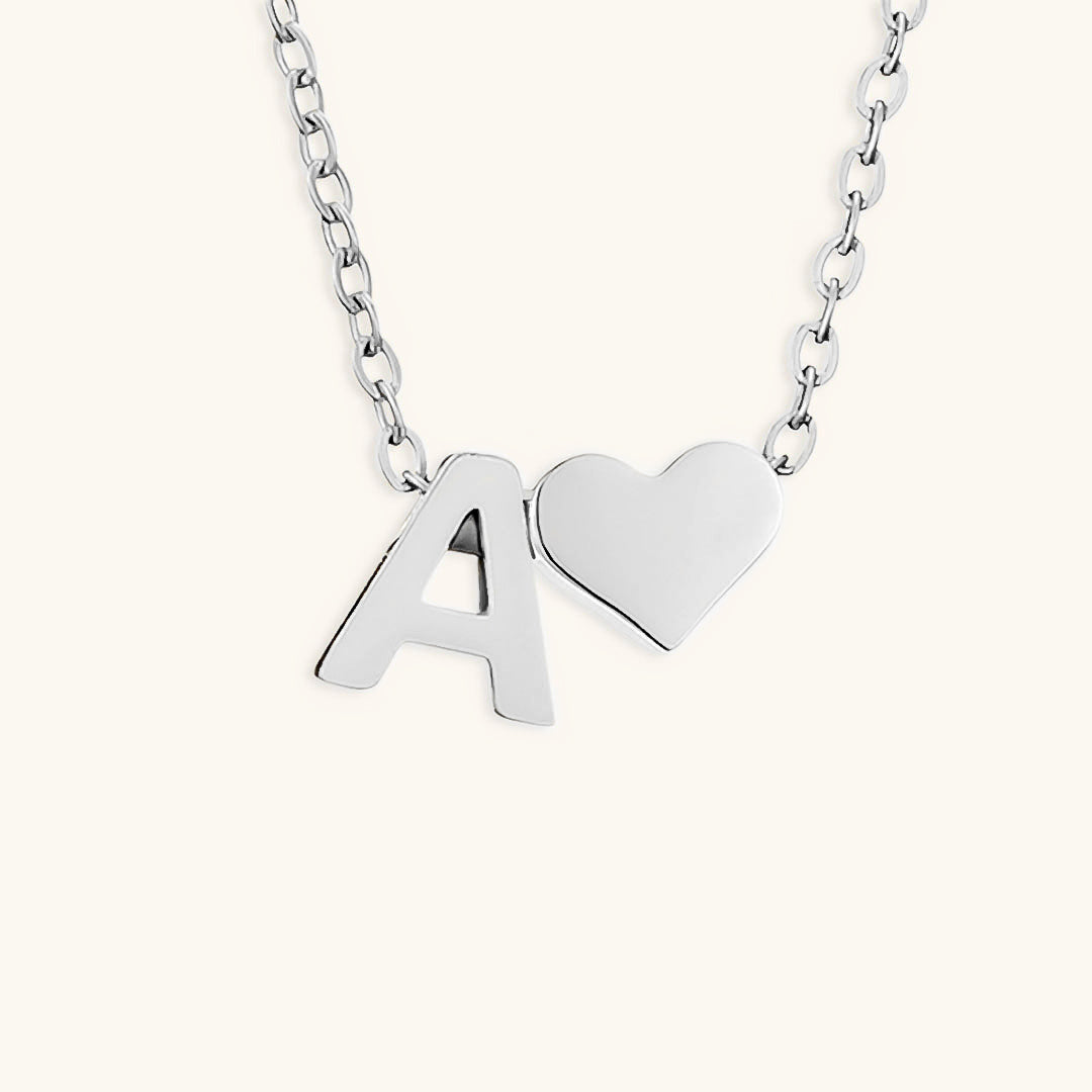 Initial Letter Necklace | Personalized Gold-Plated Stainless Steel 40