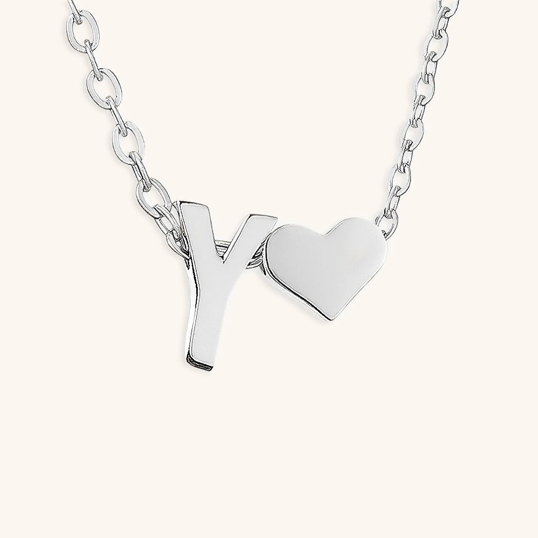 Initial Letter Necklace | Personalized Gold-Plated Stainless Steel 46