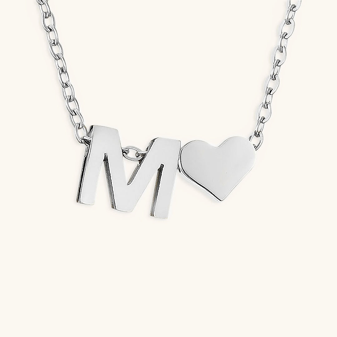 Initial Letter Necklace | Personalized Gold-Plated Stainless Steel 48