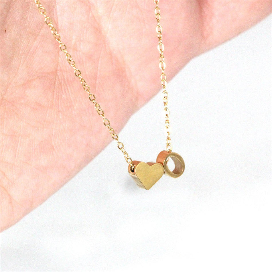 Initial Letter Necklace | Personalized Gold-Plated Stainless Steel 5