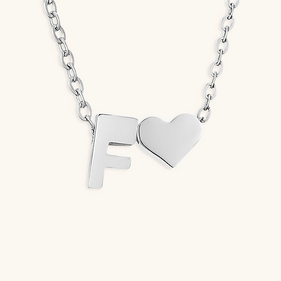 Initial Letter Necklace | Personalized Gold-Plated Stainless Steel 50