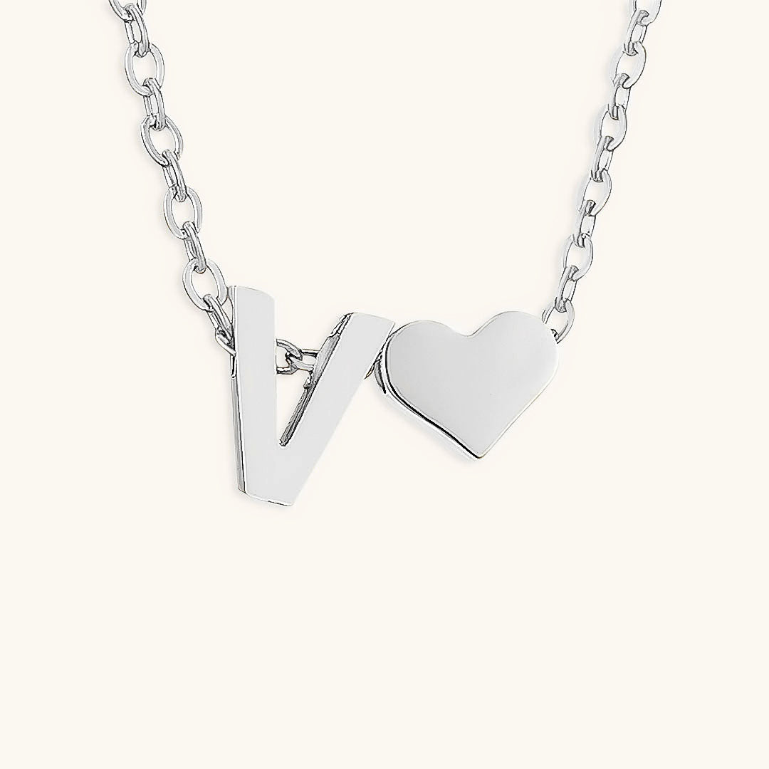 Initial Letter Necklace | Personalized Gold-Plated Stainless Steel 51