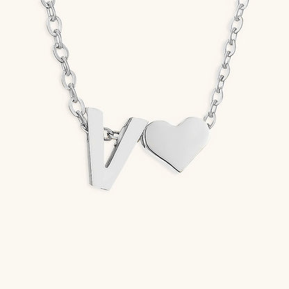 Initial Letter Necklace | Personalized Gold-Plated Stainless Steel 51