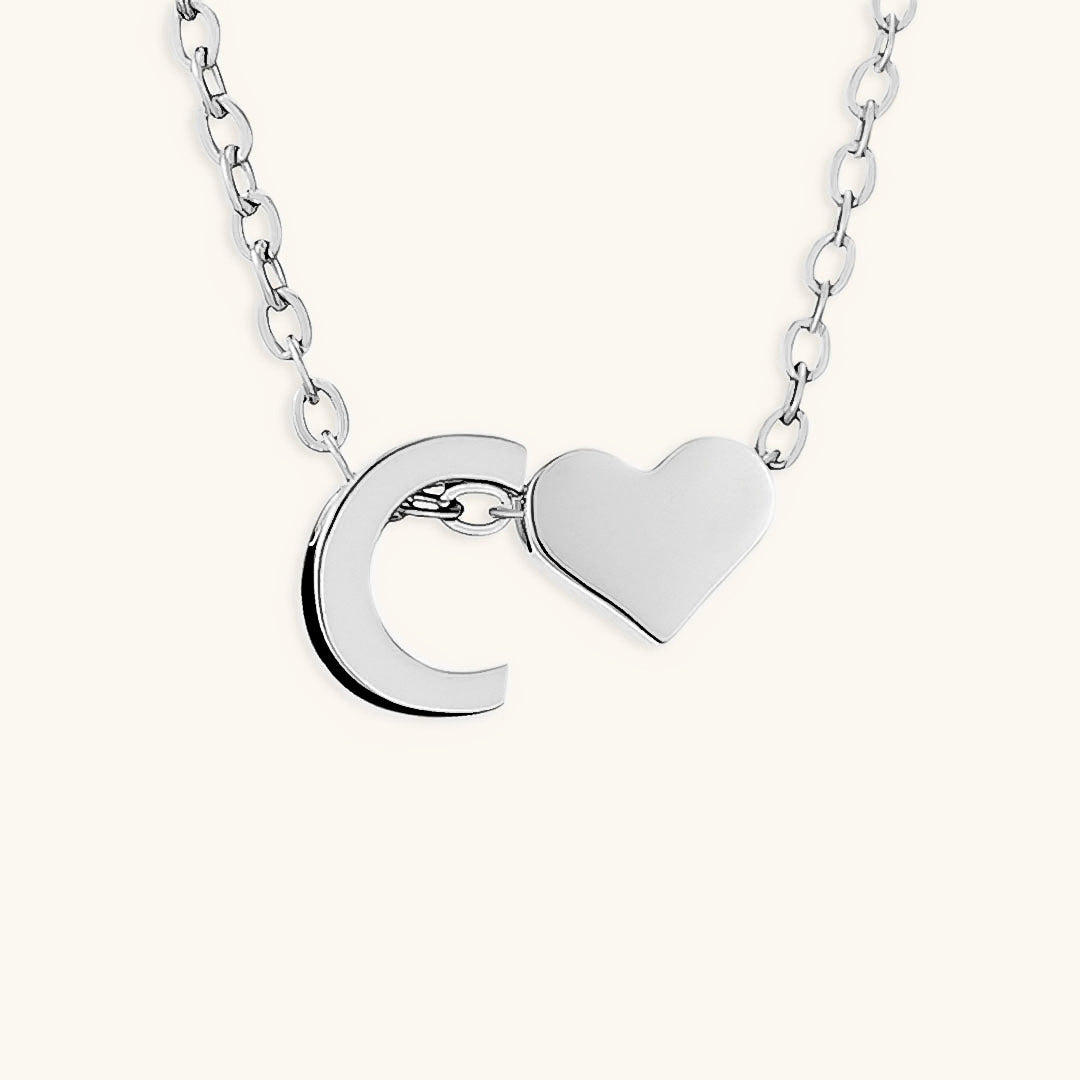 Initial Letter Necklace | Personalized Gold-Plated Stainless Steel 52